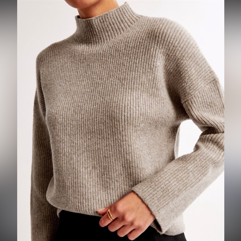 Abercrombie Tan Sweater